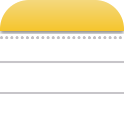Apple Notes app icon